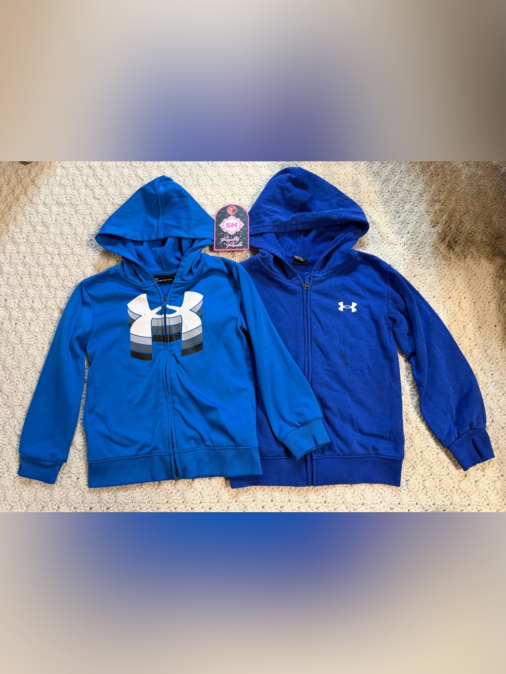 Under Armour Kids Blue & Royal Blue Zip Hoodies - Set of 2
